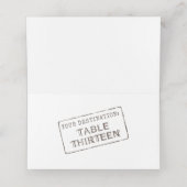 Aangepaste bestemmingsstempel Wereldkaart ALL BEWE Plaatskaartje (Binnenkant ongevouwen)