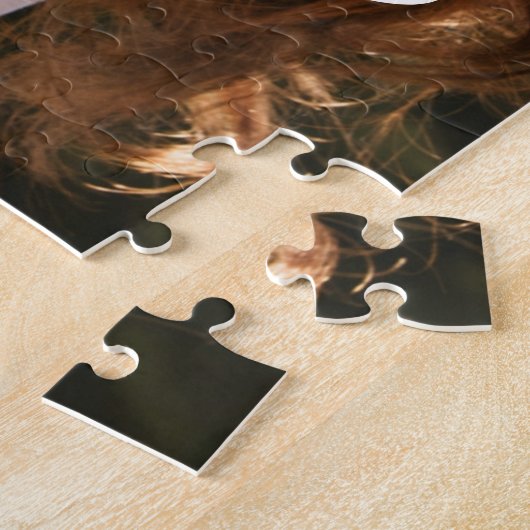 Aangepaste Besties BFF Modern script foto Legpuzzel (Zijkant)