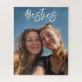 Aangepaste Besties-fotosjabloon Legpuzzel (Verticaal)
