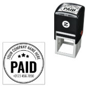 Aangepaste betaalde bedrijfs-zelfinnemende rubbers  zelfinktende stempel (In situ)