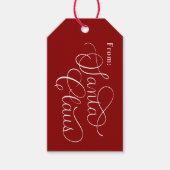 Aangepaste betoverende kerstcadeau Tags Cadeaulabel (Voorkant)