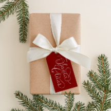 Aangepaste betoverende kerstcadeau Tags