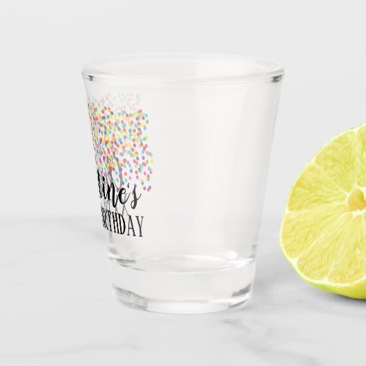 Aangepaste bevestiging van geboorte Favor Shot Shot Glas (Rechts)