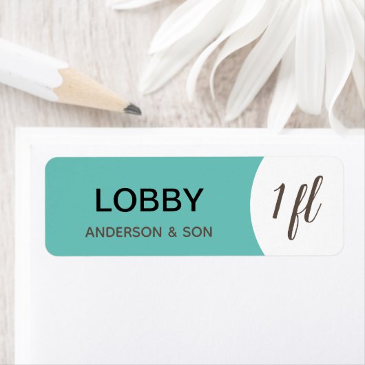 Aangepaste bewegende labels - Lobby (Insitu)