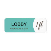 Aangepaste bewegende labels - Lobby (Voorkant)