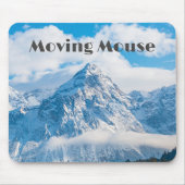 Aangepaste bewegende muistekst Sky Afbeelding Mous Muismat (Voorkant)
