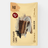 Aangepaste bewerkbare banner voor cake shop (Verticaal)