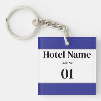 Aangepaste bewerkbare hotelsleutelhanger | Geperso Sleutelhanger