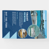 Aangepaste bewerkbare jachthuur spandoek (Horizontaal)