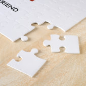 Aangepaste BFF-cadeaus Aangepaste foto-Collage Bes Legpuzzel (Zijkant)