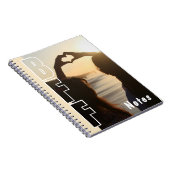 Aangepaste BFF-foto-illusie Off-Wit Notitieboek (Rechterzijde)