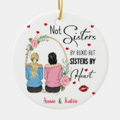 Aangepaste BFF-naam Ornament (Voorkant)