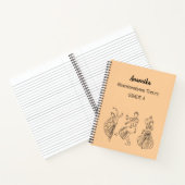 Aangepaste bharatanatyam-danstheorie Spiraal Noteb Notitieboek (Binnen)