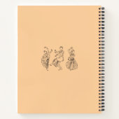 Aangepaste bharatanatyam danstheorie Spiral Notiti Notitieboek (Achterkant)
