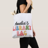 Aangepaste bibliotheek tote bag (Dichtbij)