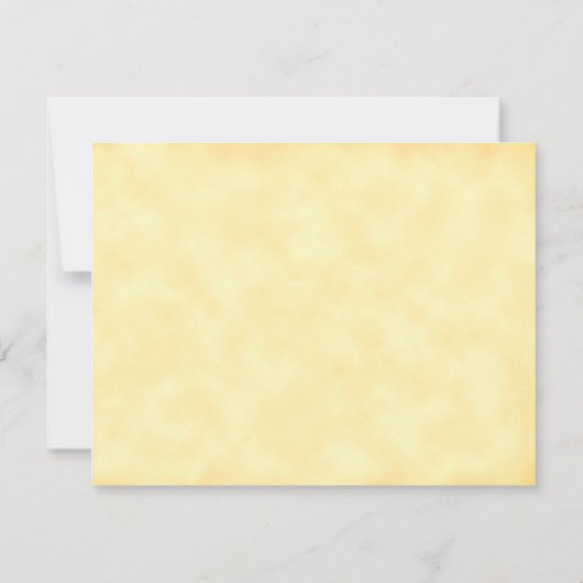 Aangepaste bibliotheek van  boeken en schrijfquill notitiekaartje (Achterkant)