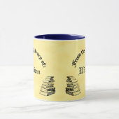 Aangepaste "Bibliotheek van" Mok voor het lezen va (Midden)