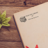  aangepaste bibliotheekboeken  zelfinktende stempel