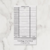 Aangepaste bibliotheekkaart- Oude school Cadeaulabels (Achterkant)