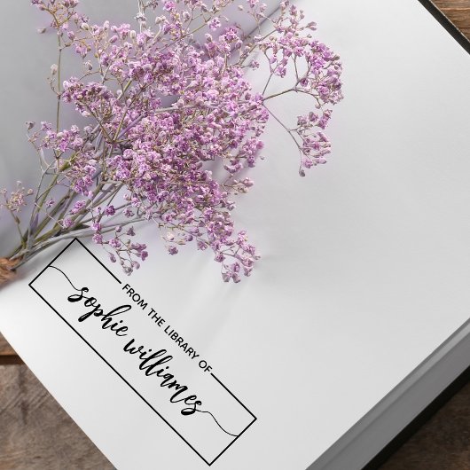 Aangepaste bibliotheekstempel | Aangepaste leraren Zelfinktende Stempel