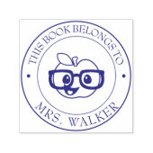 Aangepaste bibliotheekstempel - Ex libris - Bladpl Zelfinktende Stempel (Design)