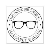 Aangepaste bibliotheekstempel - Ex libris - Bladpl Zelfinktende Stempel (Design)