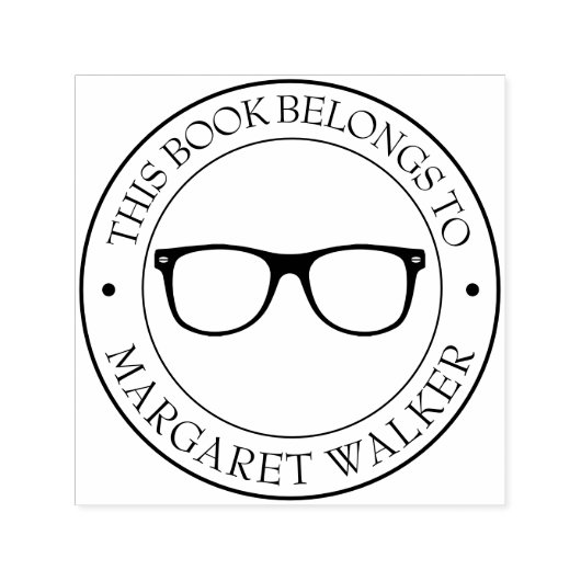 Aangepaste bibliotheekstempel - Ex libris - Bladpl Zelfinktende Stempel (Design)