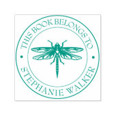 Aangepaste bibliotheekstempel - Ex libris - Bladpl Zelfinktende Stempel (Design)