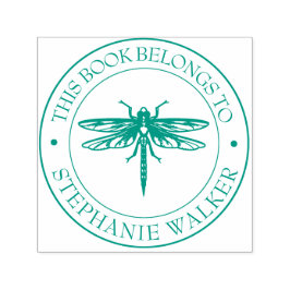 Aangepaste bibliotheekstempel - Ex libris - Bladpl Zelfinktende Stempel