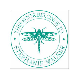 Aangepaste bibliotheekstempel - Ex libris - Bladpl Zelfinktende Stempel