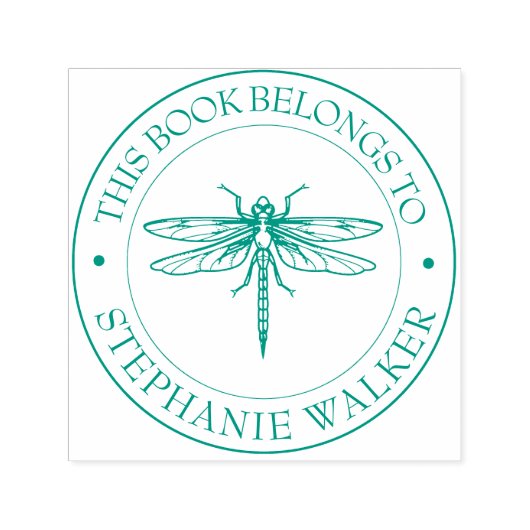 Aangepaste bibliotheekstempel - Ex libris - Bladpl Zelfinktende Stempel (Design)