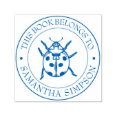 Aangepaste bibliotheekstempel - Ex libris - Bladpl Zelfinktende Stempel (Design)