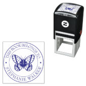 Aangepaste bibliotheekstempel - Ex libris - Bladpl Zelfinktende Stempel (In situ)