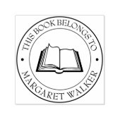 Aangepaste bibliotheekstempel - Ex libris - Bladpl Zelfinktende Stempel (Design)