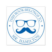 Aangepaste bibliotheekstempel - Ex libris - Bladpl Zelfinktende Stempel (Design)