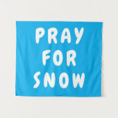 Aangepaste Bidden voor Sneeuwbanner Gepersonalisee Wandkleed (Voorkant (horizontaal))