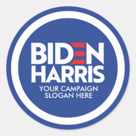 Aangepaste Biden Harris 2024 campagne slogan Ronde Sticker