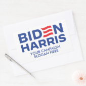 Aangepaste Biden Harris-campagneslogan Rechthoekige Sticker (Envelop)