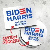 Aangepaste Biden Harris-campagneslogan Rechthoekige Sticker