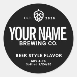 Aangepaste Bier Canning Labels - Verander woorden 