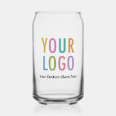 Aangepaste bierblikjes glas met Logo Promotional (Voorkant)