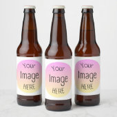 Aangepaste bieretiketten – Personaliseer met foto' Bier Etiket (Flessen)