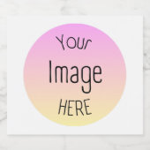 Aangepaste bieretiketten – Personaliseer met foto' Bier Etiket (Enkel label)