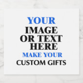 Aangepaste bierflesetiketten, uniek gepersonalisee bier etiket (Enkel label)