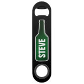 Aangepaste bierflesopening met aangepaste naam speed flessenopener (Achterkant)