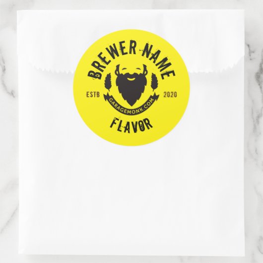 Aangepaste Bierlabel Stickers (Tas)