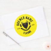 Aangepaste Bierlabel Stickers (Envelop)
