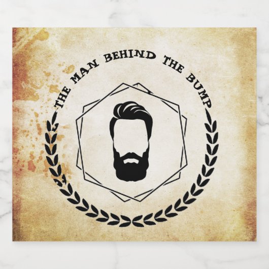 Aangepaste Bierlabels voor nieuwe vaders Bier Etiket (Enkel label)