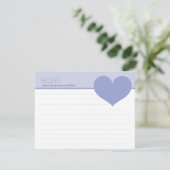 Aangepaste Big Heart Modern Recipes Kaarten (Staand voorkant)