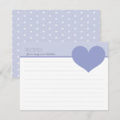 Aangepaste Big Heart Modern Recipes Kaarten (Voorkant / Achterkant)